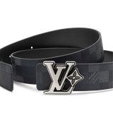  Thắt Lưng Nam Louis Vuitton LV Flower Damoflage 40MM 'Black' 