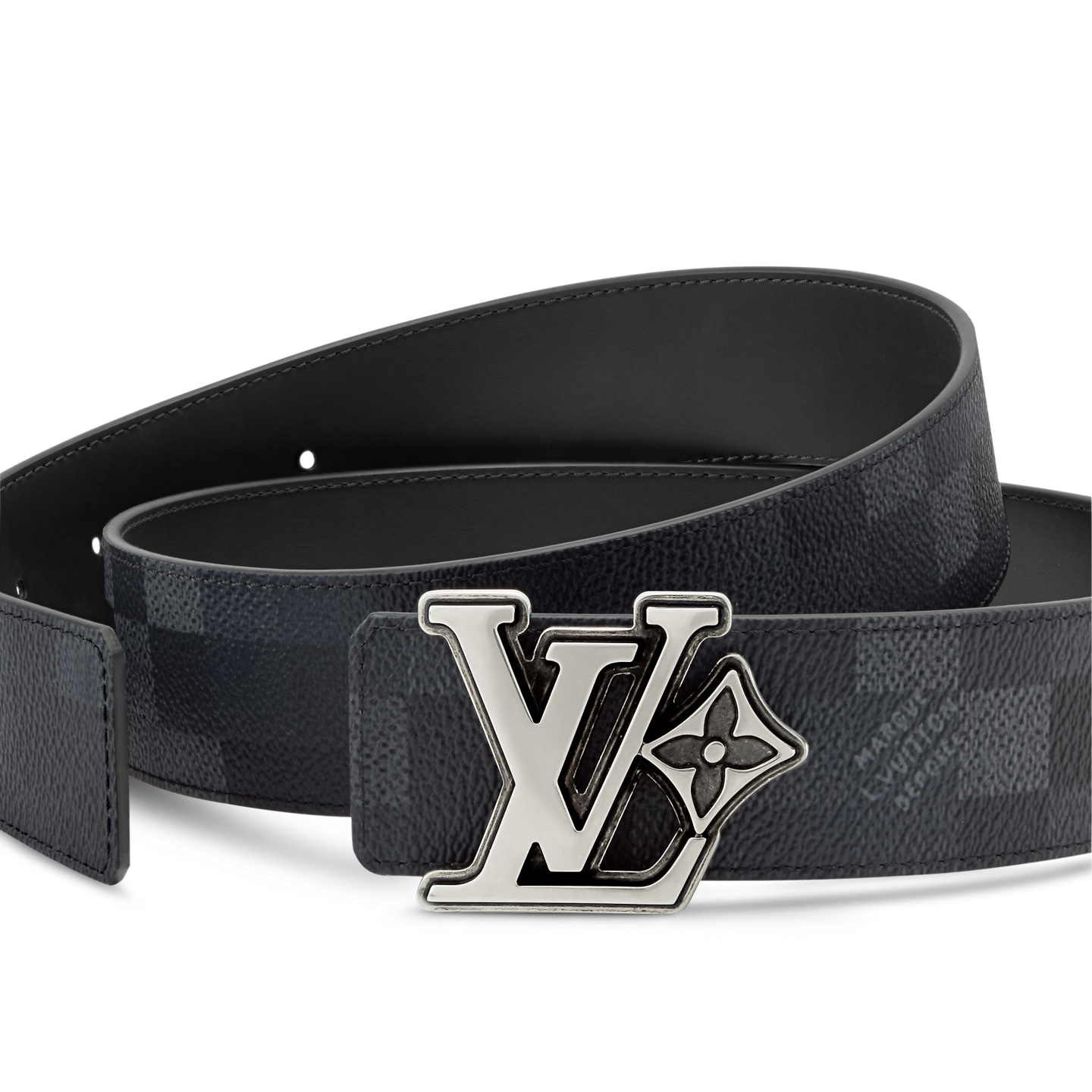  Thắt Lưng Nam Louis Vuitton LV Flower Damoflage 40MM 'Black' 