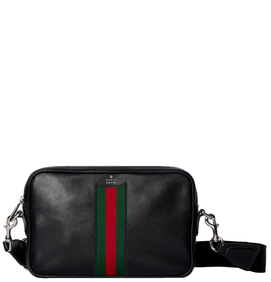  Túi Gucci Web Trademark Small Crossbody Bag 'Black' 