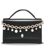  Túi Nữ Alexander McQueen Top Handle Skull Bag 'Black' 