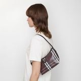  Túi Nữ Burberry Mini Highlands Shoulder Bag​ 'Mahogany Red' 