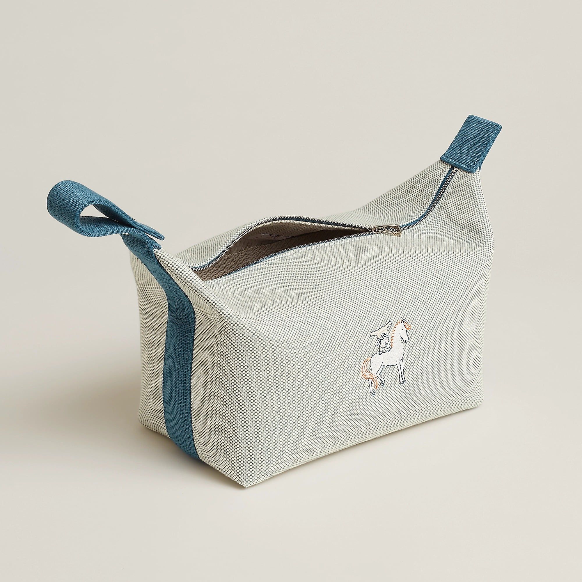  Túi Nữ Hermes Bride-a-Brac Cabriole Case 'Bleu Nattier' 