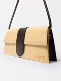  Túi Nữ Jacquemus Bambino Long Flap Bag 'Natural' 