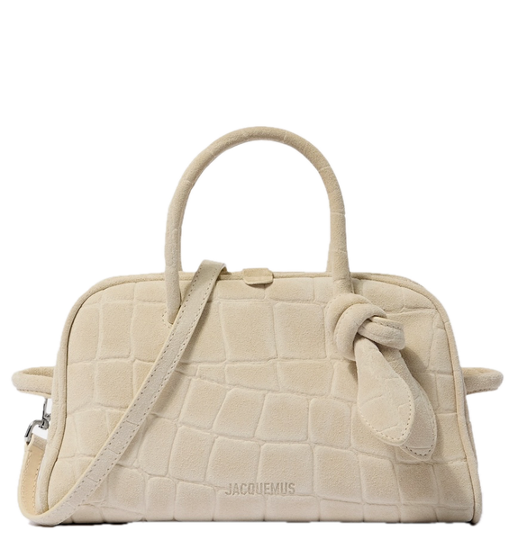  Túi Nữ Jacquemus Turismo Small Bowling Bag 'Ivory' 
