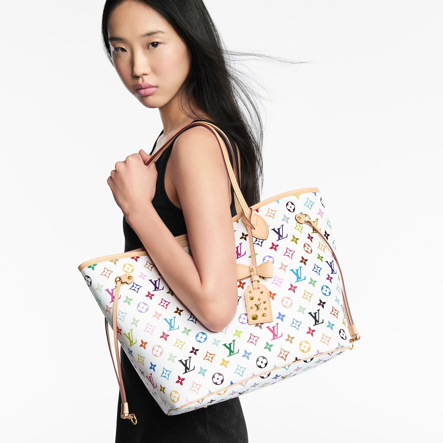  Túi Nữ Louis Vuitton LV x TM Neverfull MM Bag 'Multicoloured' 