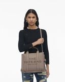  Túi Nữ Marc Jacobs Leather Medium Tote Bag 'Cement' 
