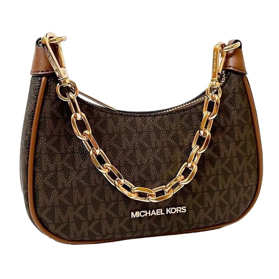 Túi Nữ Michael Kors Cora Medium Zip Pouchette 'Brown' 