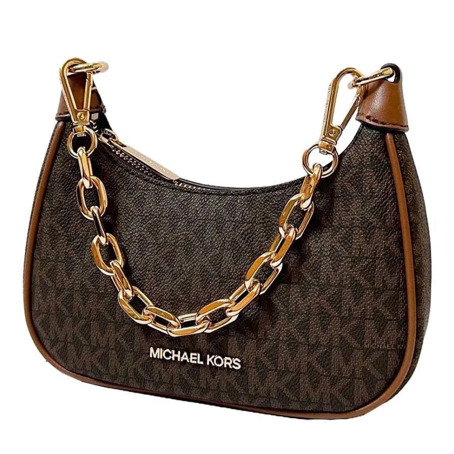  Túi Nữ Michael Kors Cora Medium Zip Pouchette 'Brown' 