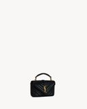  Túi Nữ Saint Laurent College Mini Chain Bag 'Black' 