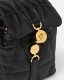 Balo Nữ Versace Kleio Quilted Nappa Backpack 'Black' 