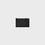  Ví Celine Zipped Card Holder Triomphe Charms 'Black' 