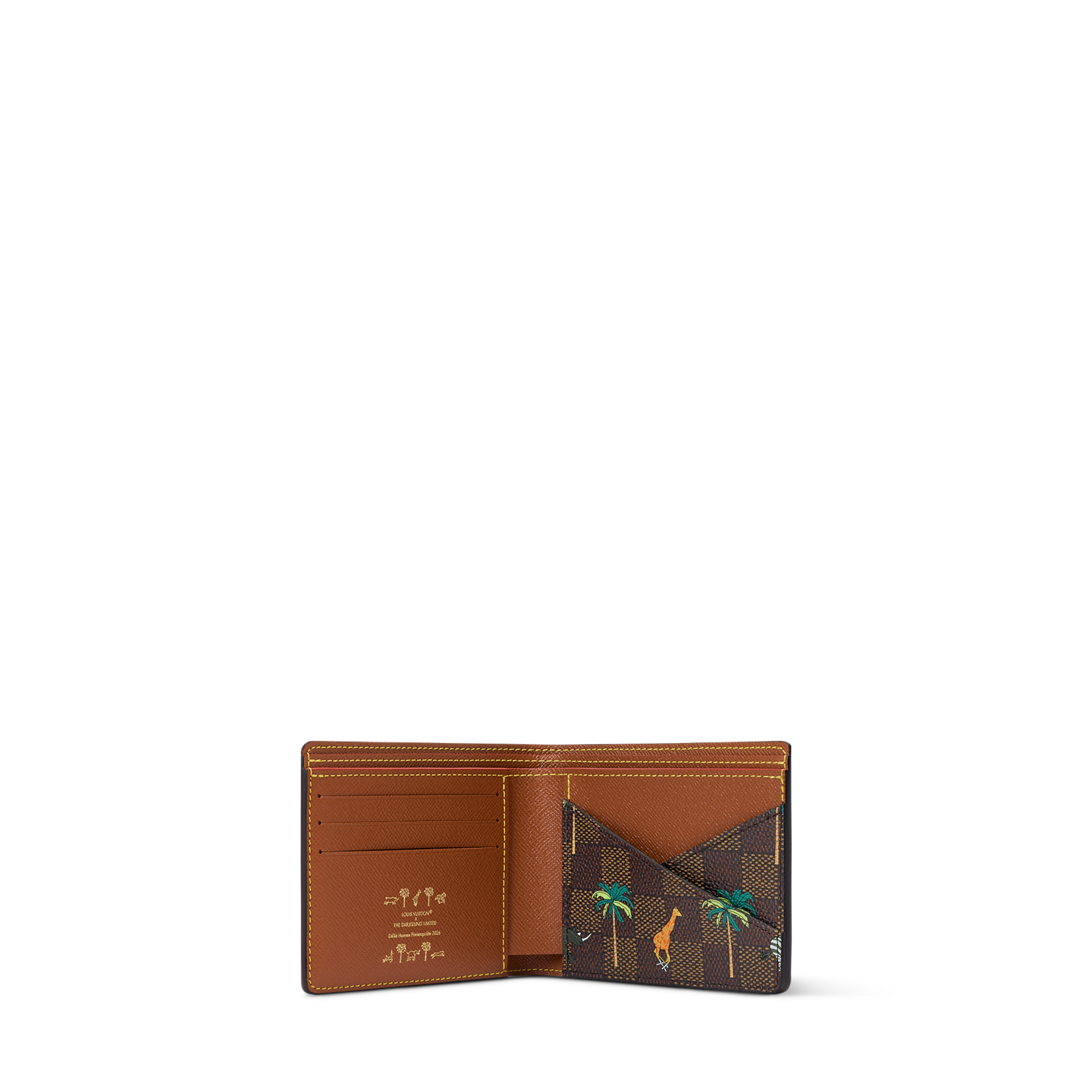  Ví Nam Louis Vuitton Wallet x The Darjeeling Limited 'Brown' 