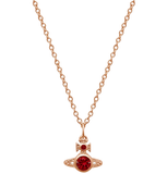  Vòng Cổ Nữ Vivienne Westwood London Orb Pendant 'Red' 