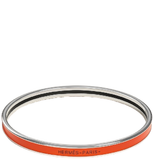  Vòng Tay Nữ Hermes Uni Bangle 'Orange Fruité Palladium' 
