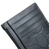  Ví Coach Zip Card Case 'Black' 