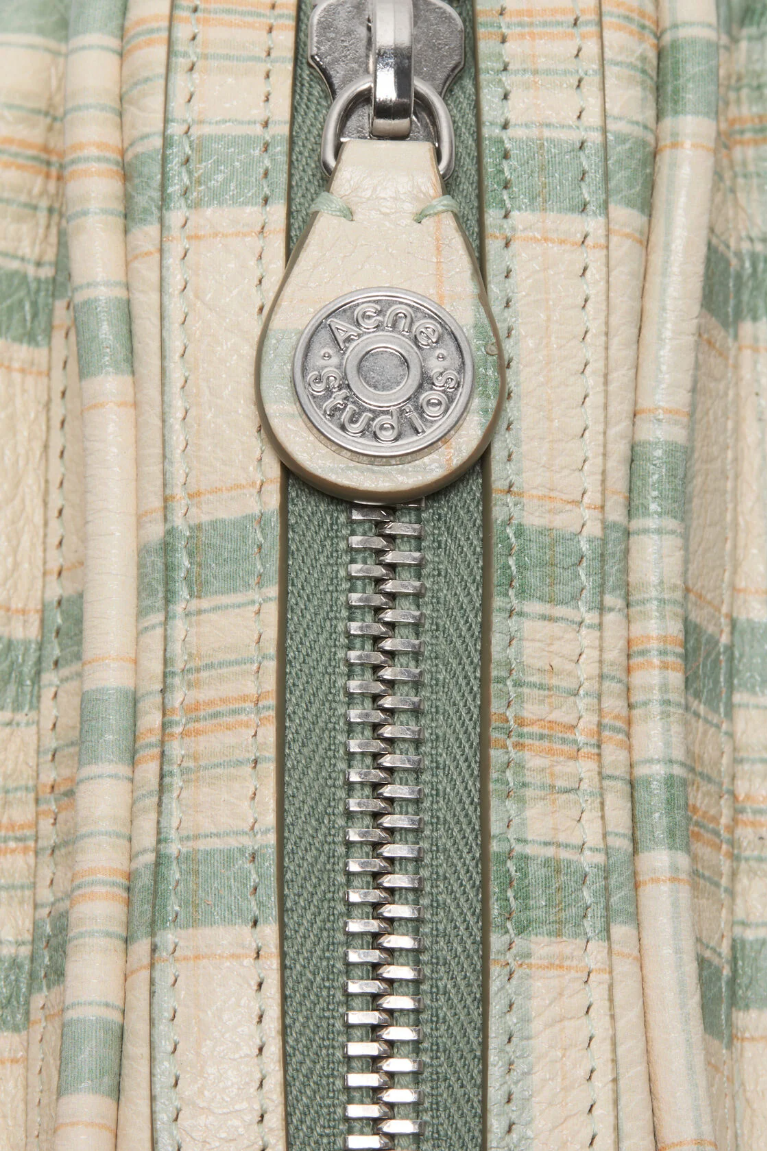  Túi Nữ Acne Camero Kit Check Crossbody Bag 'Green' 