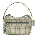  Túi Nữ Acne Camero Kit Check Crossbody Bag 'Green' 