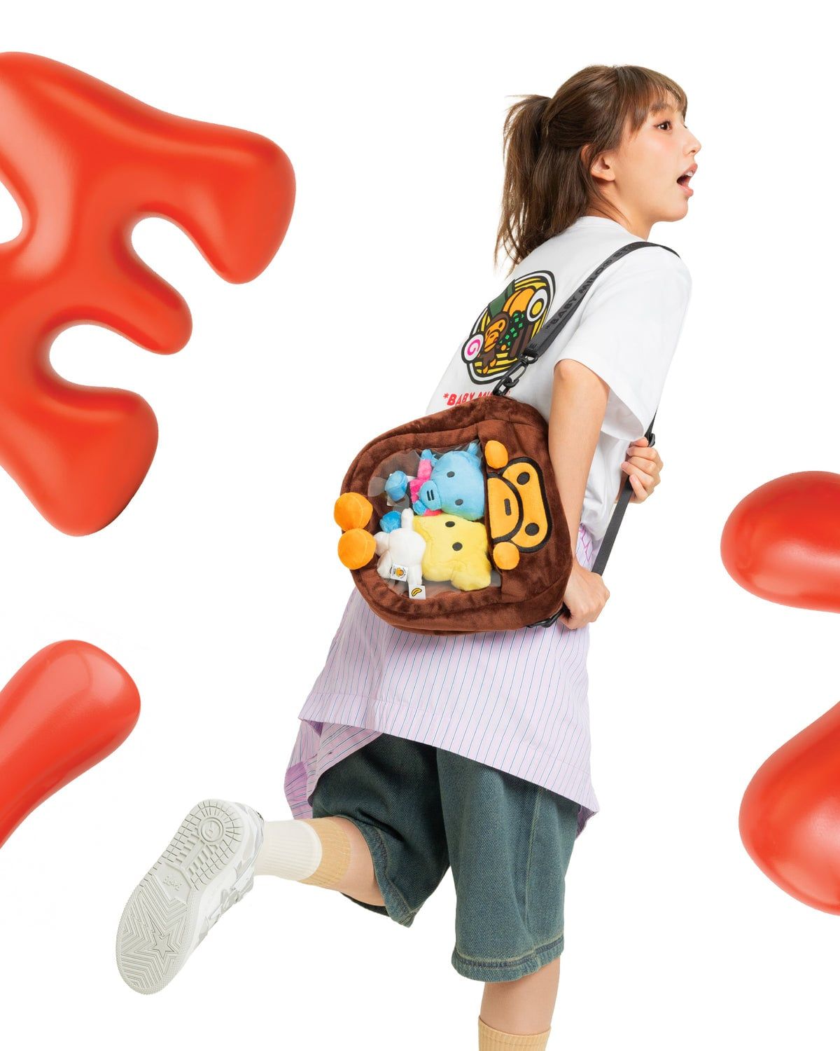  Túi Bape Baby Milo Crossbody Bag 'Brown' 