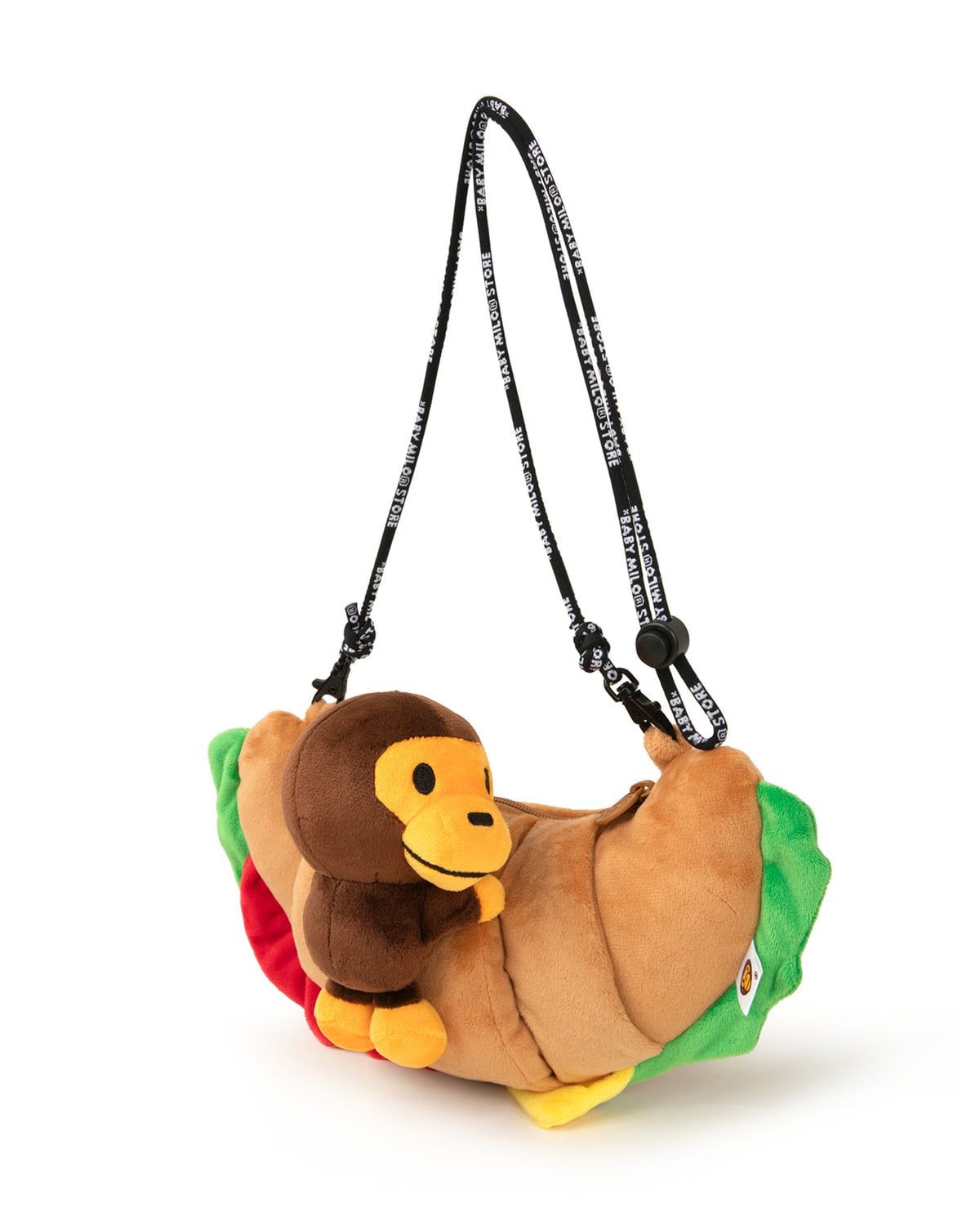  Túi Bape Baby Milo Plush Cross Bag 'Brown' 