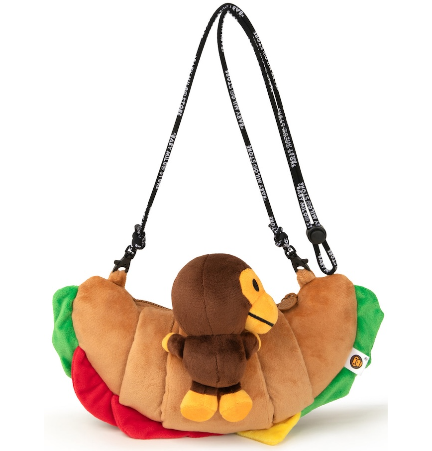  Túi Bape Baby Milo Plush Cross Bag 'Brown' 