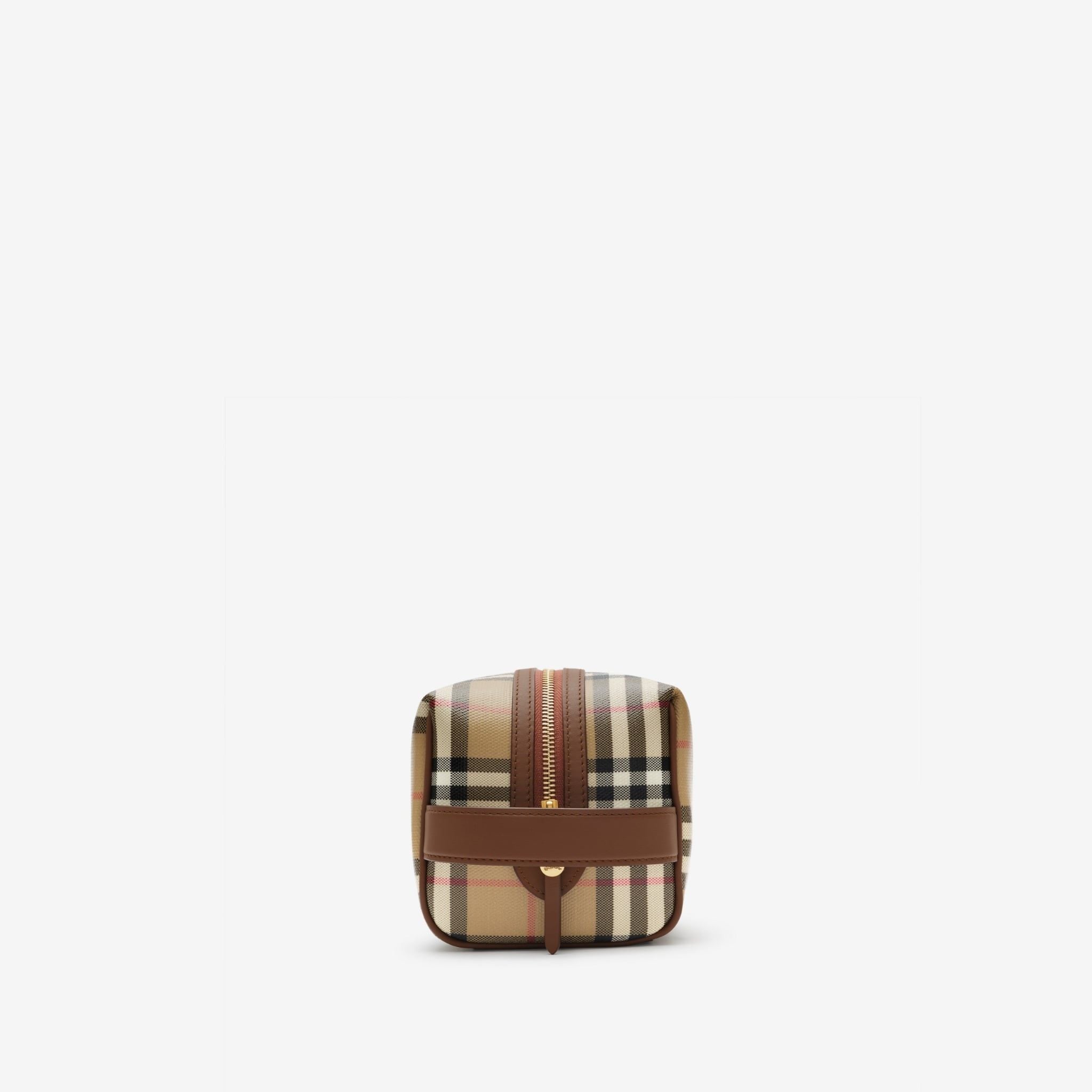  Túi Burberry Check Travel Pouch 'Beige' 
