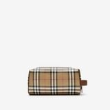  Túi Burberry Check Travel Pouch 'Beige' 