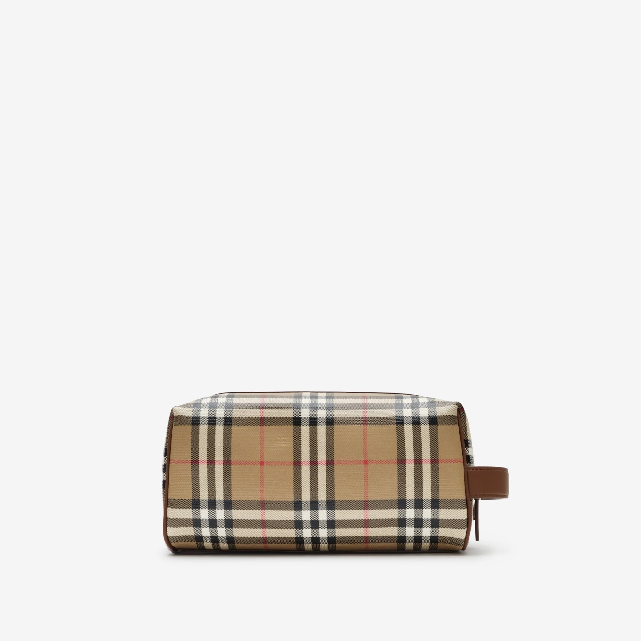  Túi Burberry Check Travel Pouch 'Beige' 