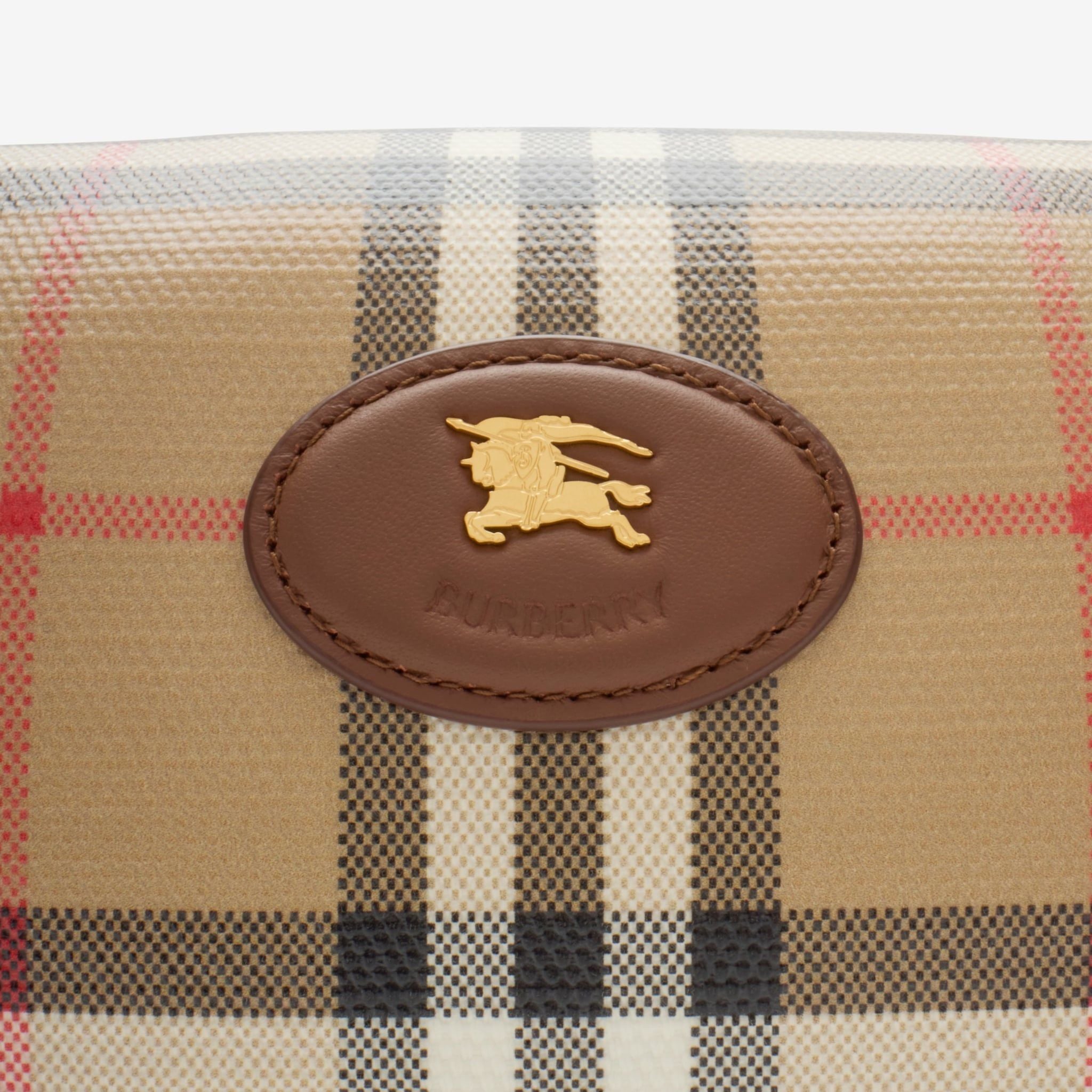  Túi Burberry Check Travel Pouch 'Beige' 