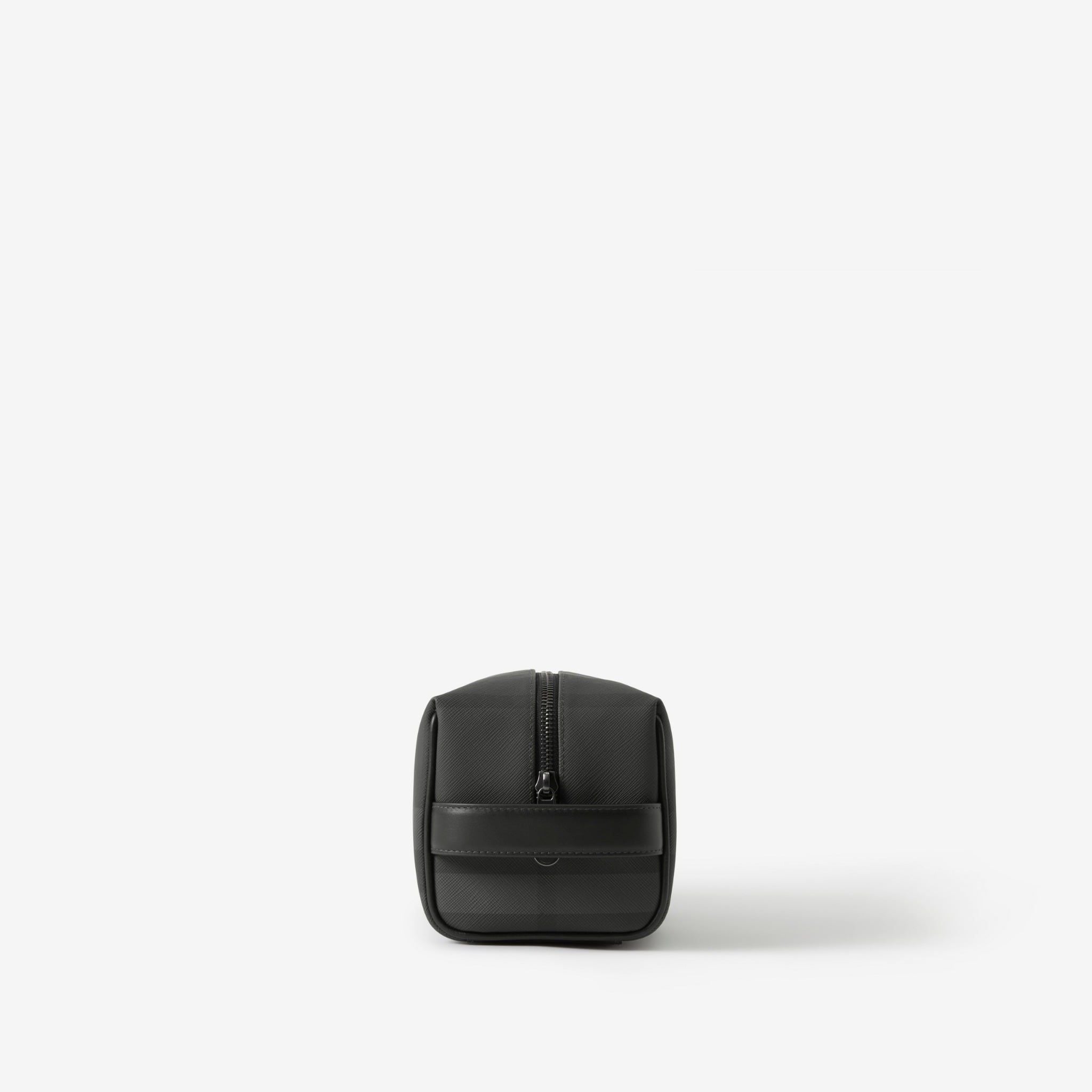  Túi Burberry Check Travel Pouch 'Grey' 