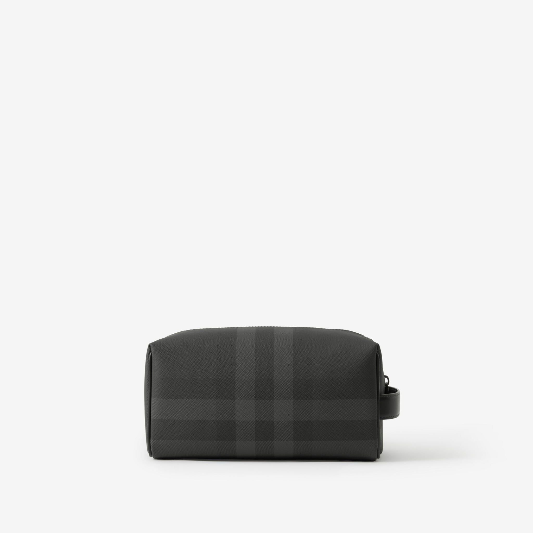  Túi Burberry Check Travel Pouch 'Grey' 