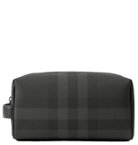  Túi Burberry Check Travel Pouch 'Grey' 