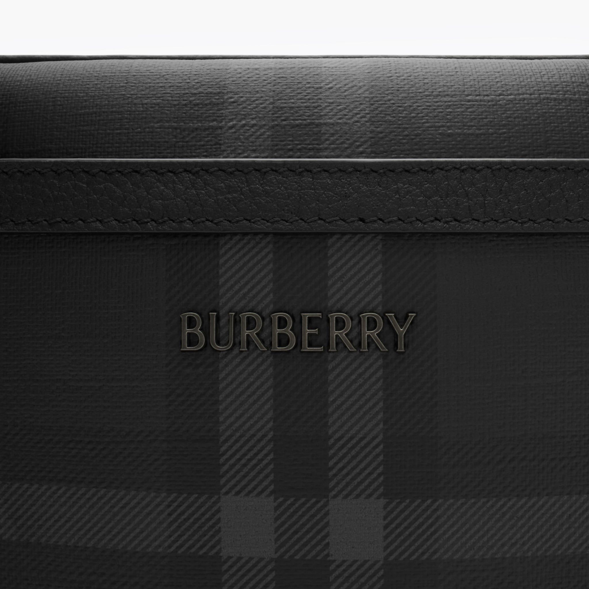  Túi Burberry City Check Crossbody Bag 'Iron Grey' 