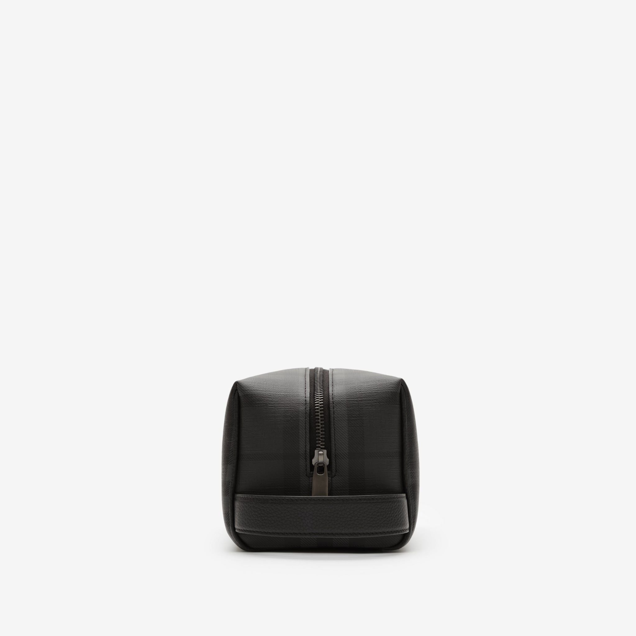  Túi Burberry City Check Travel Pouch 'Iron Grey' 