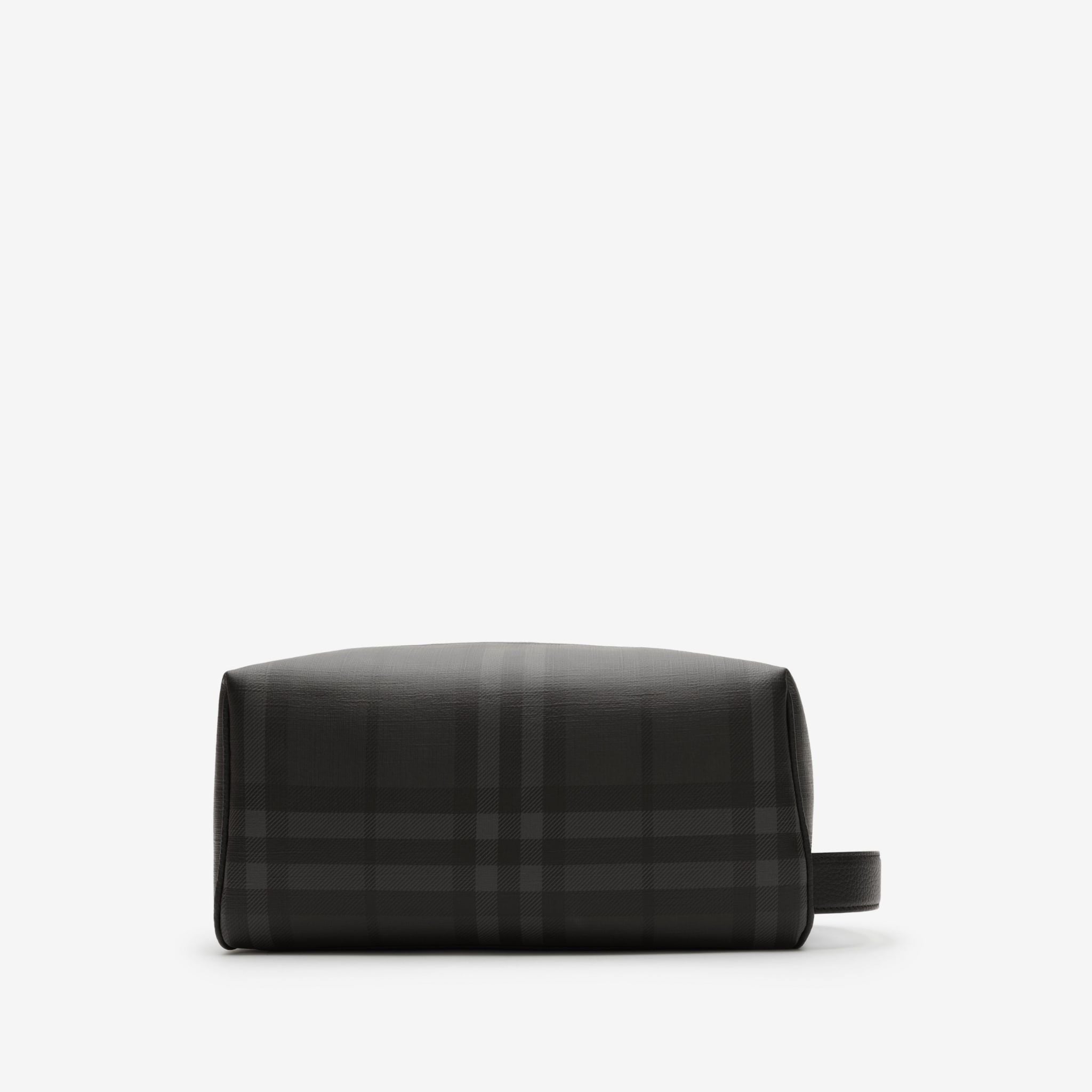  Túi Burberry City Check Travel Pouch 'Iron Grey' 