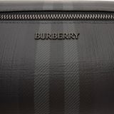  Túi Burberry City Check Travel Pouch 'Iron Grey' 