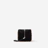  Túi Burberry Large Check Trim Travel Pouch 'Black' 