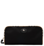  Túi Burberry Large Check Trim Travel Pouch 'Black' 