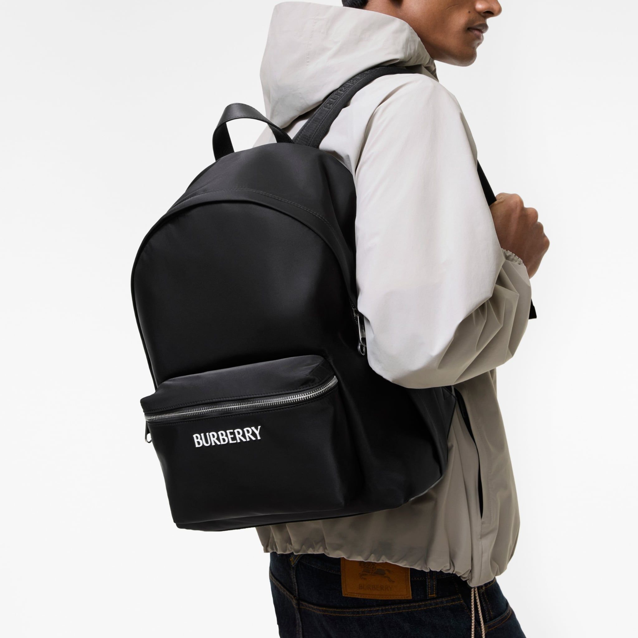  Túi Burberry Logo Backpack 'Black' 