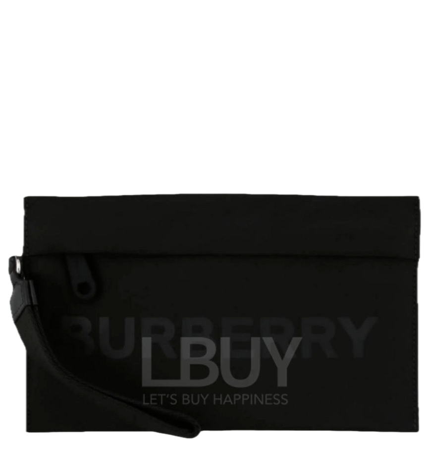  Túi Burberry Logo Clutch 'Black' 