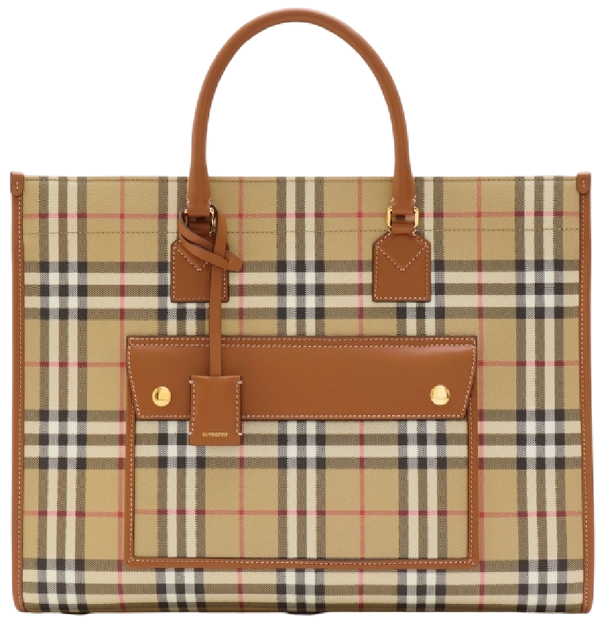  Túi Burberry Medium Freya Tote 'Beige' 
