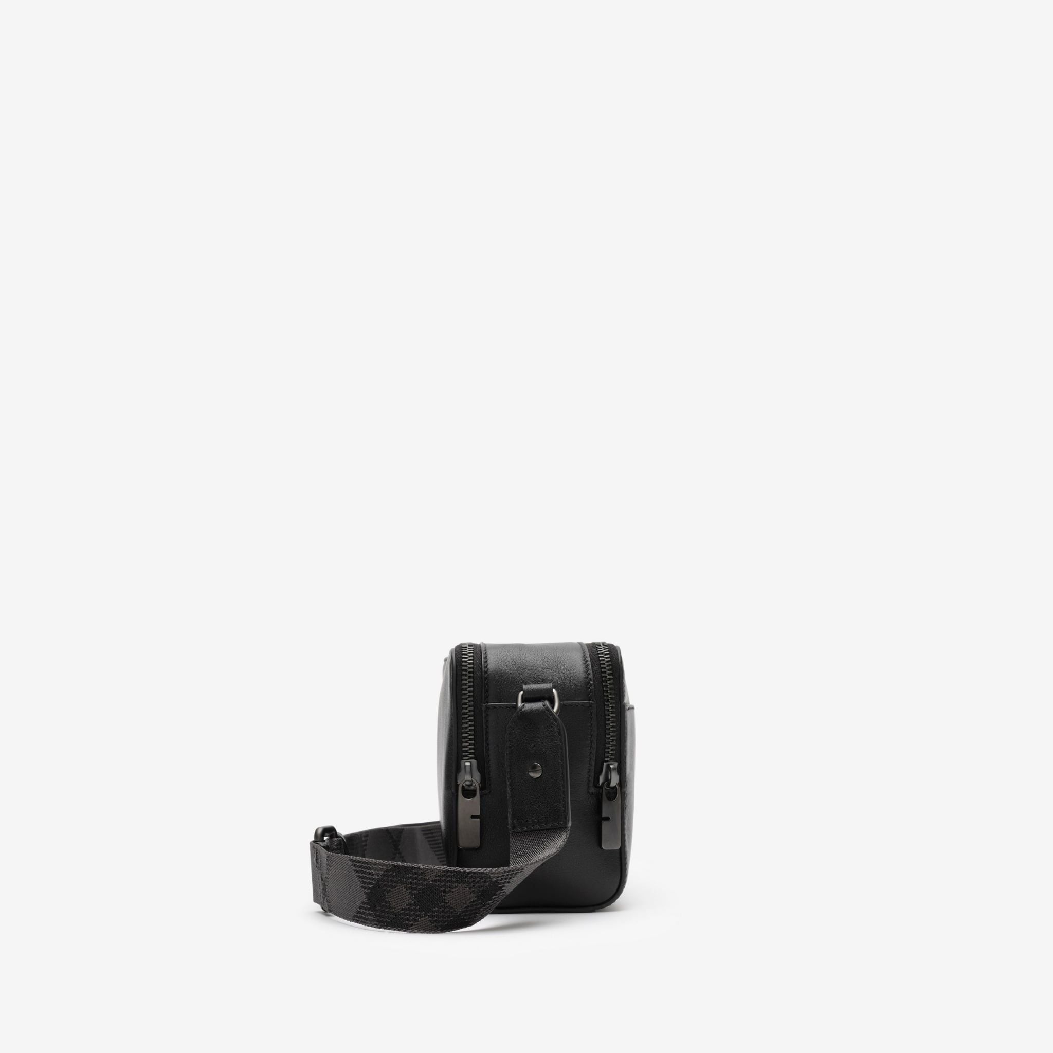 Túi Burberry Pop Check Crossbody Bag 'Iron Grey' 