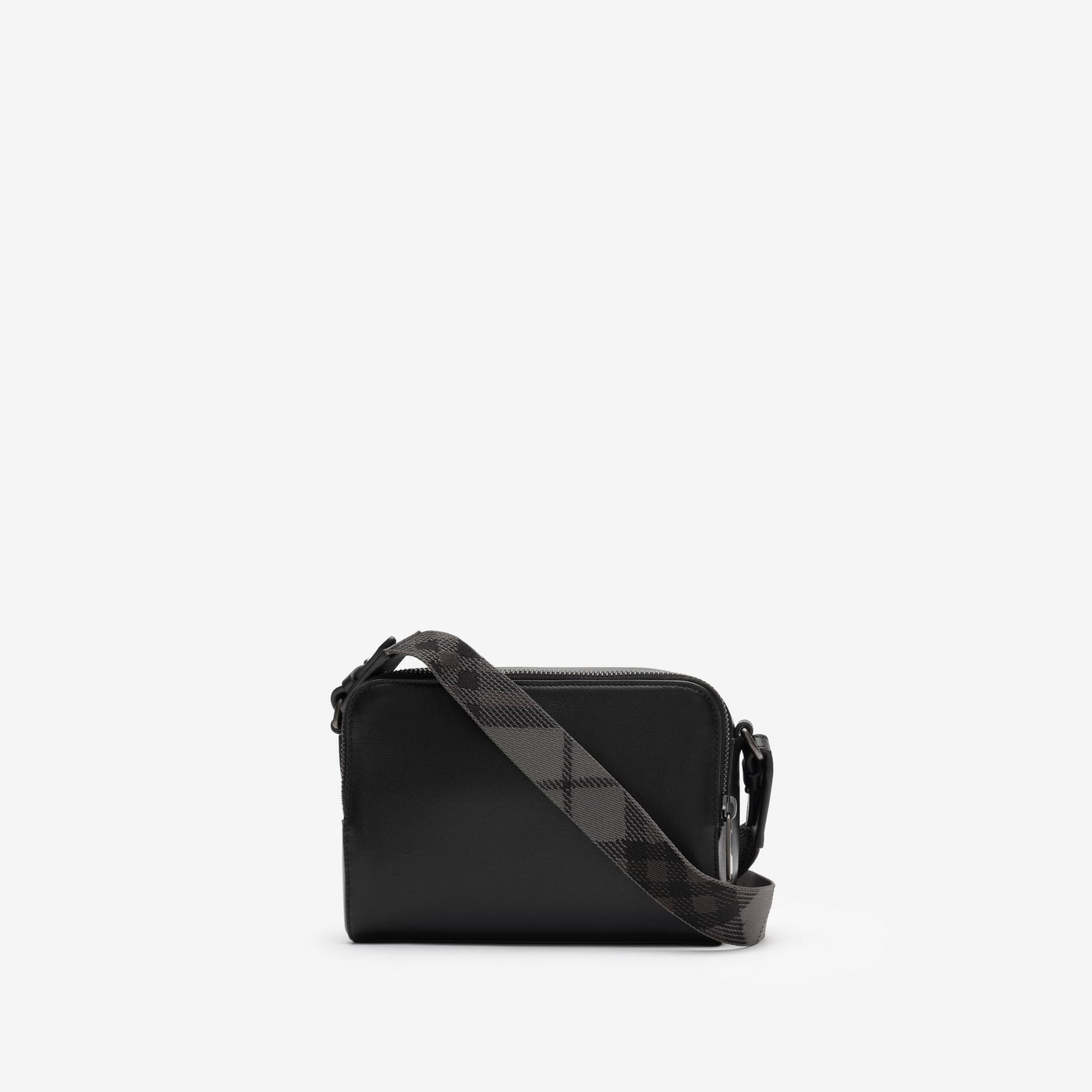 Túi Burberry Pop Check Crossbody Bag 'Iron Grey' 