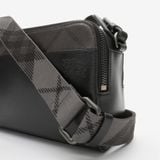  Túi Burberry Pop Check Crossbody Bag 'Iron Grey' 