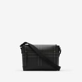  Túi Burberry Small City Check Clip Messenger Bag 'Grey' 
