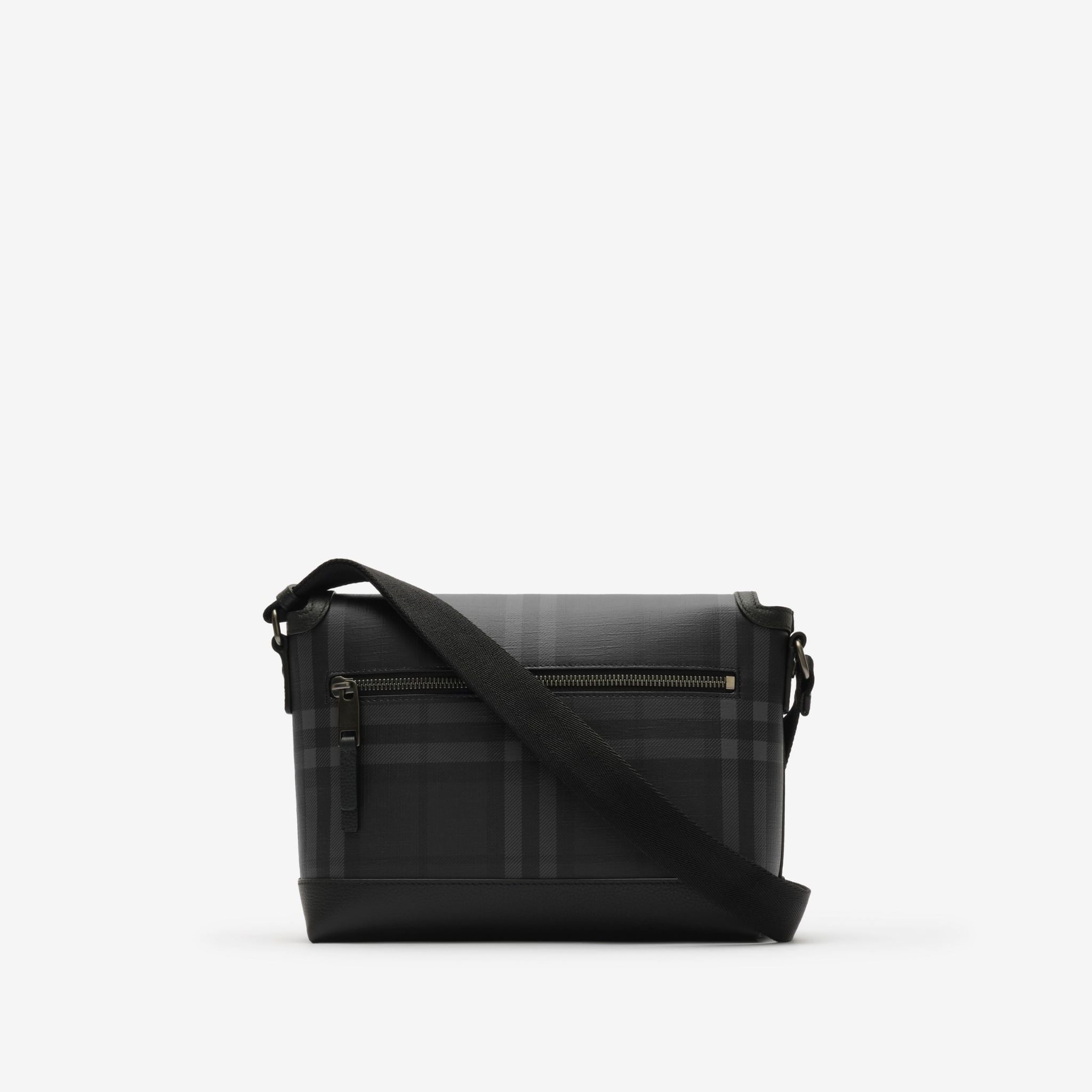  Túi Burberry Small City Check Clip Messenger Bag 'Grey' 