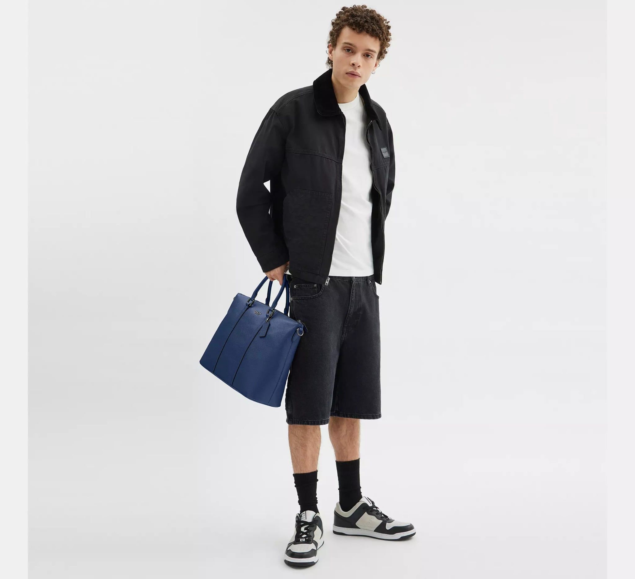  Túi Coach Caleb Work Bag 'Deep Blue' 