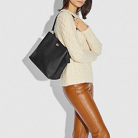  Túi Coach Charlie Bucket Bag 'Black' 