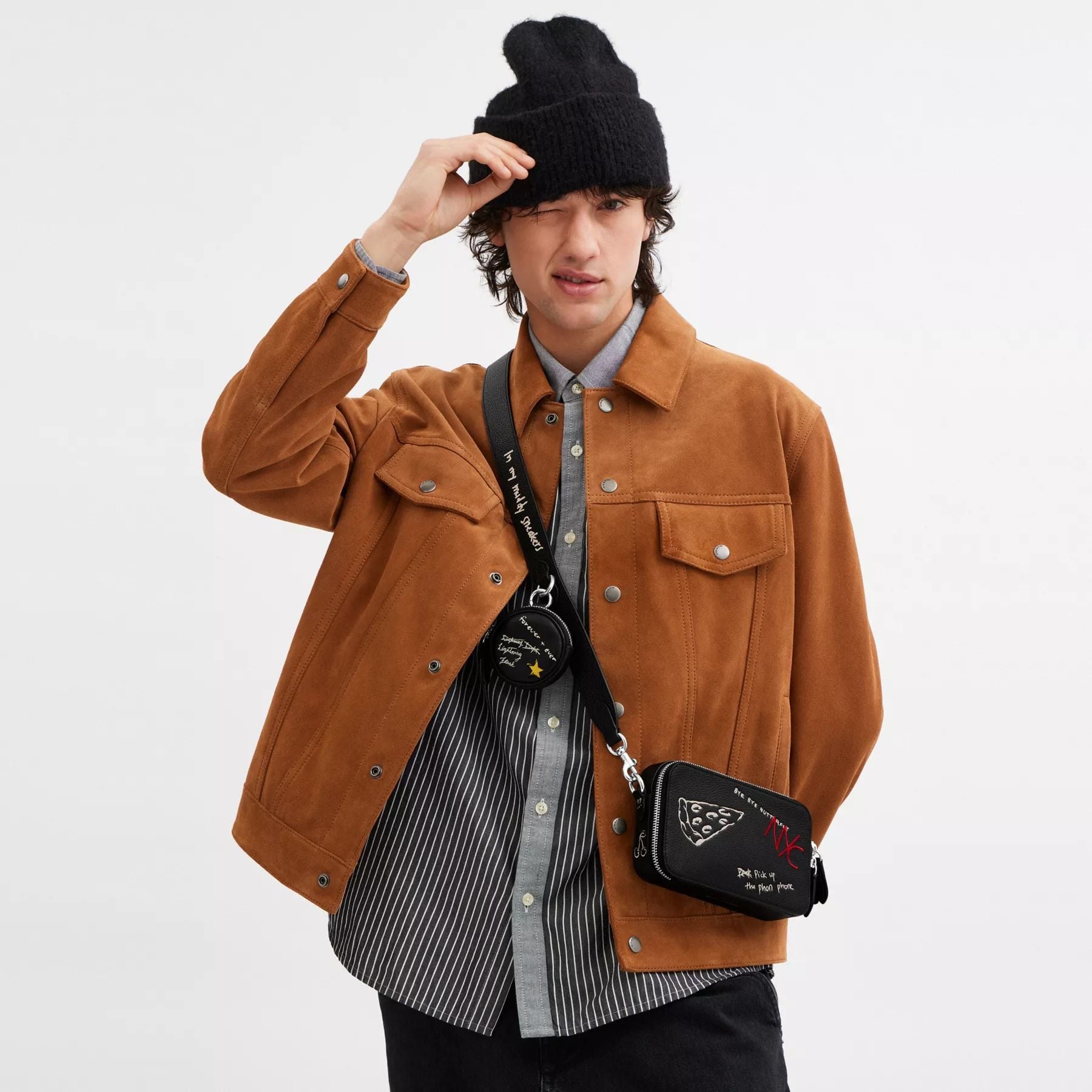  Túi Coach Charter Slim Crossbody Bag 'Black' 
