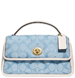  Túi Coach Dinky 18 In Signature 'Blue' 