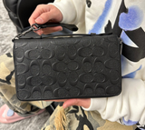 Túi Coach Double Zip Travel Organizer 'Black' 